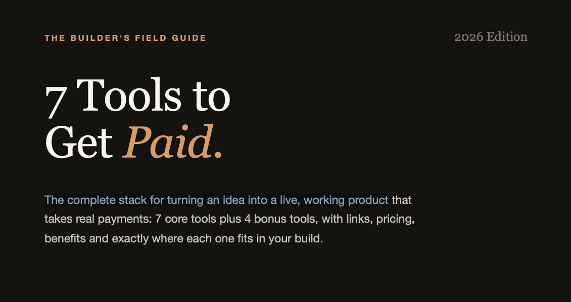 7 tools to get paid